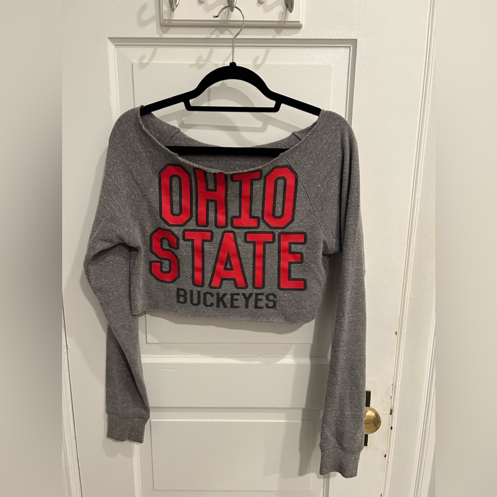 Ohio State (OSU) Cropped Sweatshirt